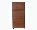 Calgary Solid Wood kitchen Crockery cabinet - Crockery Cabinet - Furniselan - Kapasi-Brown-Finish