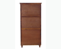 Calgary Solid Wood kitchen Crockery cabinet - Crockery Cabinet - Furniselan - Kapasi-Brown-Finish