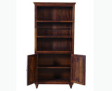 Calgary Solid Wood kitchen Crockery cabinet - Crockery Cabinet - Furniselan - Kapasi-Brown-Finish