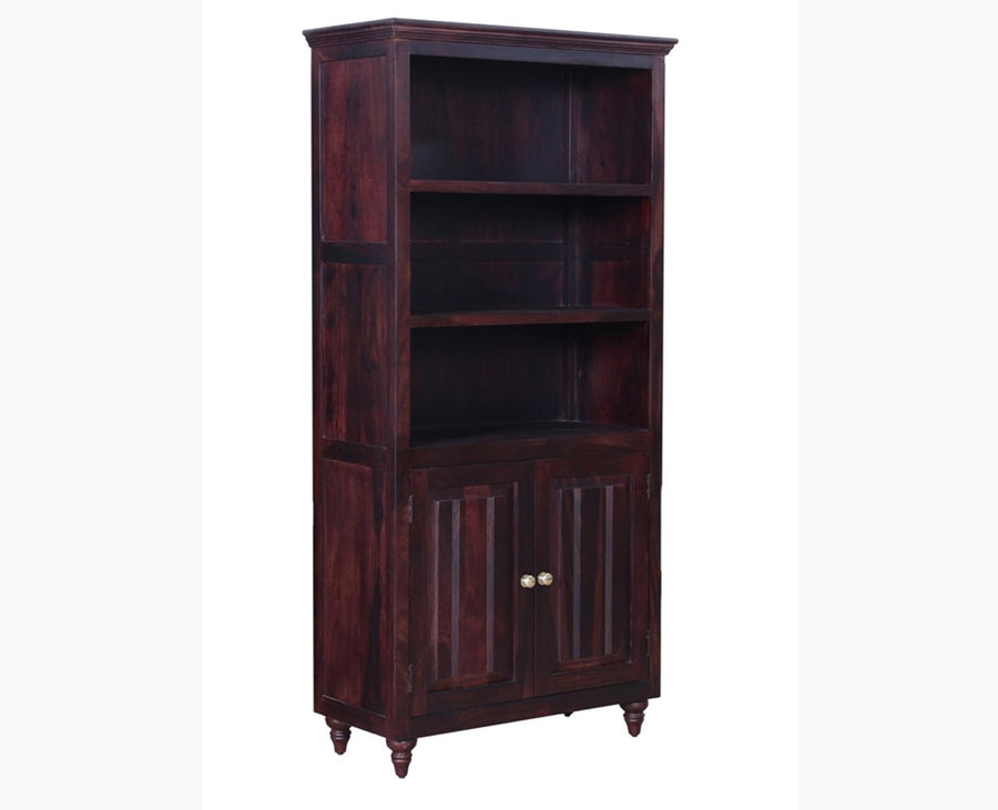 Calgary Solid Wood kitchen Crockery cabinet - Crockery Cabinet - Furniselan - Rosewood-Fine-Finish