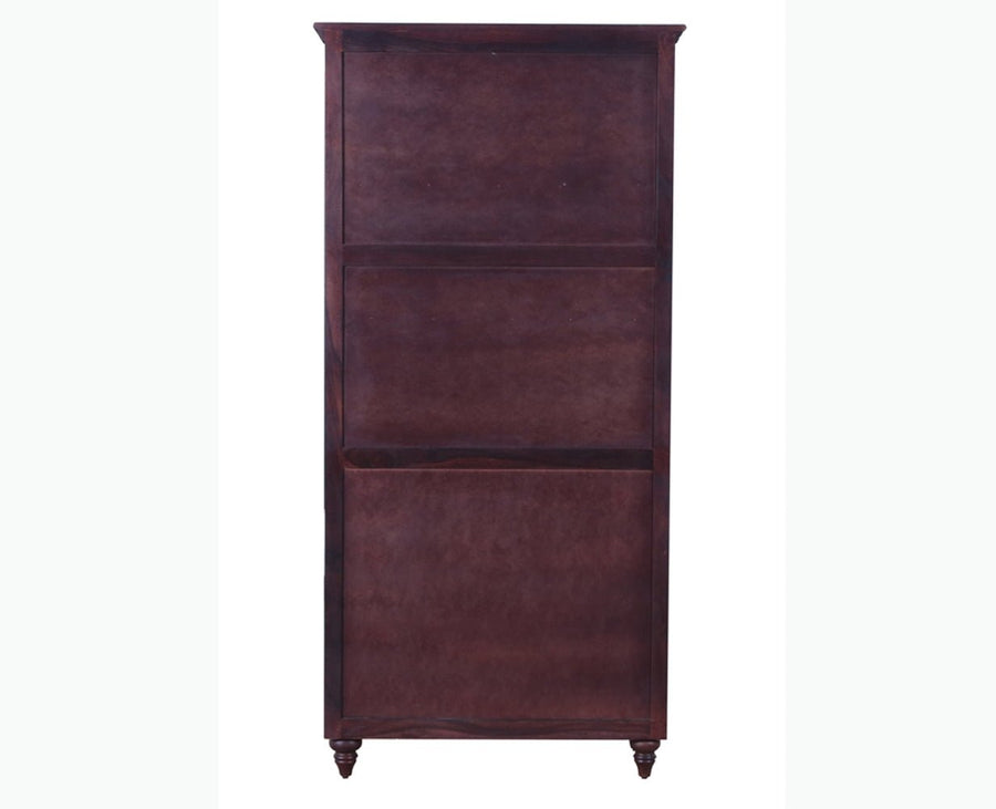 Calgary Solid Wood kitchen Crockery cabinet - Crockery Cabinet - Furniselan - Rosewood-Fine-Finish