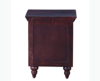 Calgary Solid Wood One Drawer Bedside Table - Bedside Table - Furniselan - Rosewood-Fine-Finish