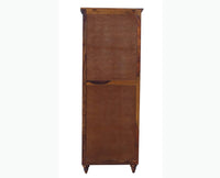 Calgary Solid Wood One Drawer Bookshelf - Bookshelf - Furniselan - Kapasi-Brown-Finish