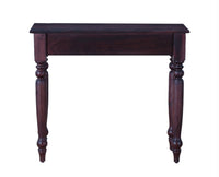 Calgary Solid Wood One Drawer Console Table - Console Table - Furniselan - Rosewood-Fine-Finish