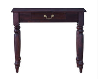 Calgary Solid Wood One Drawer Console Table - Console Table - Furniselan - Rosewood-Fine-Finish