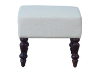 Calgary Solid Wood Pouffe Stool - Stools - Furniselan - Rosewood-Fine-Finish
