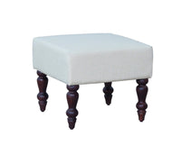 Calgary Solid Wood Pouffe Stool - Stools - Furniselan - Rosewood-Fine-Finish