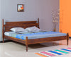 Calgary Solid Wood Queen Size Bed - Queen Size Bed - FurniselanFurniselan