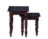 Calgary Solid Wood Set Of Tables - Stools - Furniselan - Rosewood-Fine-Finish
