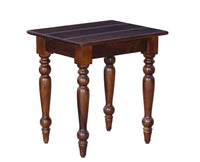 Calgary Solid Wood Set Of Tables - Stools - Furniselan - Kapasi-Brown-Finish