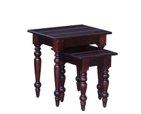 Calgary Solid Wood Set Of Tables - Stools - Furniselan - Rosewood-Fine-Finish