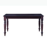 Calgary Solid Wood Six Seater Dining Set - Dining Set - Furniselan - Rosewood-Fine-Finish
