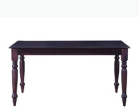 Calgary Solid Wood Six Seater Dining Set - Dining Set - Furniselan - Rosewood-Fine-Finish