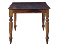 Calgary Solid Wood Six Seater Dining Set - Dining Set - Furniselan - Kapasi-Brown-Finish