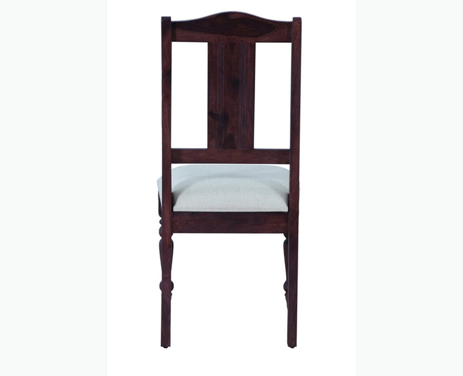 Calgary Solid Wood Six Seater Dining Set - Dining Set - Furniselan - Rosewood-Fine-Finish