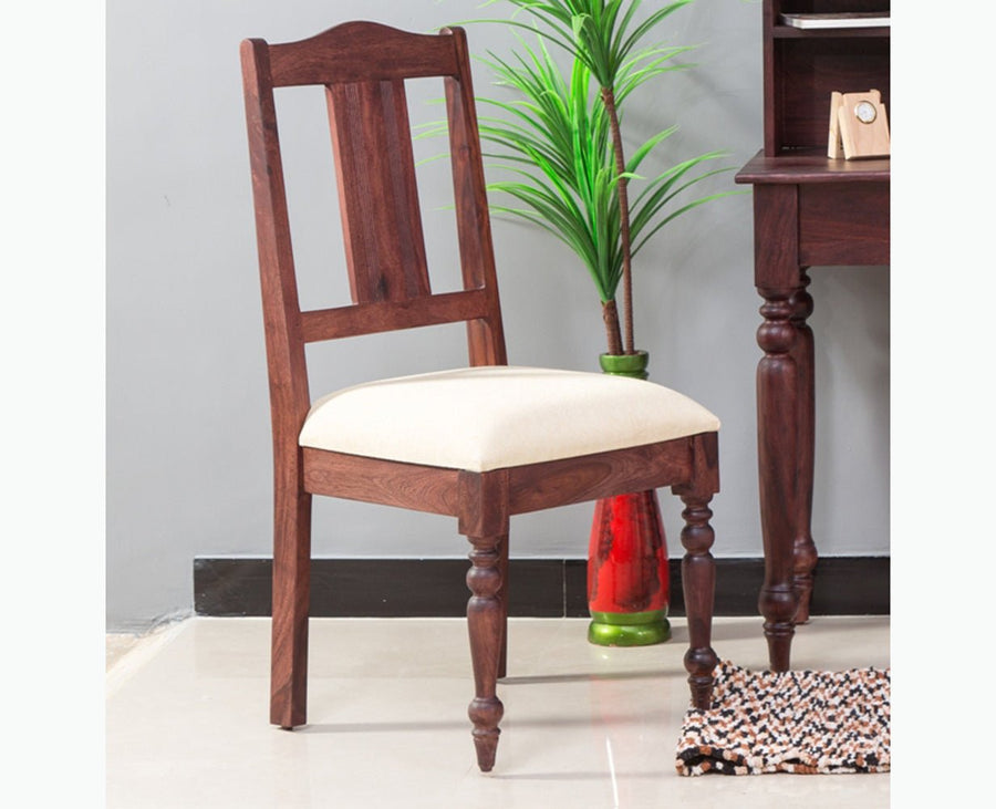 Calgary Solid Wood Six Seater Dining Set With Bench - Dining Set - Furniselan - Rosewood-Fine-Finish