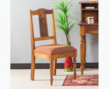 Calgary Solid Wood Six Seater Dining Set With Bench - Dining Set - Furniselan - Kapasi-Brown-Finish