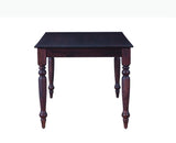 Calgary Solid Wood Six Seater Dining Set With Bench - Dining Set - Furniselan - Rosewood-Fine-Finish