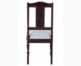 Calgary Solid Wood Six Seater Dining Set With Bench - Dining Set - Furniselan - Rosewood-Fine-Finish