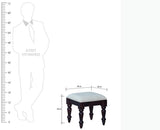 Calgary Solid Wood Stool - Stools - Furniselan - Rosewood-Fine-Finish