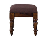 Calgary Solid Wood Stool - Stools - Furniselan - Kapasi-Brown-Finish