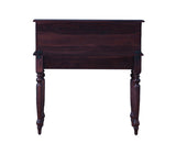 Calgary Solid Wood Study Table - Study Table - Furniselan - Rosewood-Fine-Finish