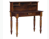 Calgary Solid Wood Study Table - Study Table - Furniselan - Kapasi-Brown-Finish