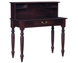 Calgary Solid Wood Study Table With Chair - Study Table - Furniselan - Rosewood-Fine-Finish