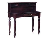 Calgary Solid Wood Study Table With Chair - Study Table - Furniselan - Rosewood-Fine-Finish