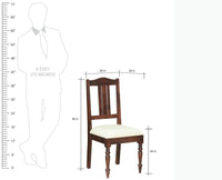 Calgary Solid Wood Study Table With Chair - Study Table - Furniselan - Rosewood-Fine-Finish