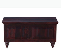 Calgary Solid Wood Trunk Box - Trunks & Cabinets - Furniselan-Rosewood-Fine-Finish