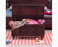 Calgary Solid Wood Trunk Box - Trunks & Cabinets - Furniselan-Rosewood-Fine-Finish