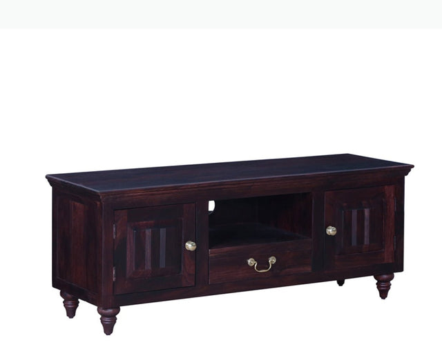 Calgary Solid Wood Tv Cabinet - Tv Cabinet - Furniselan-Rosewood-Fine-Finish 