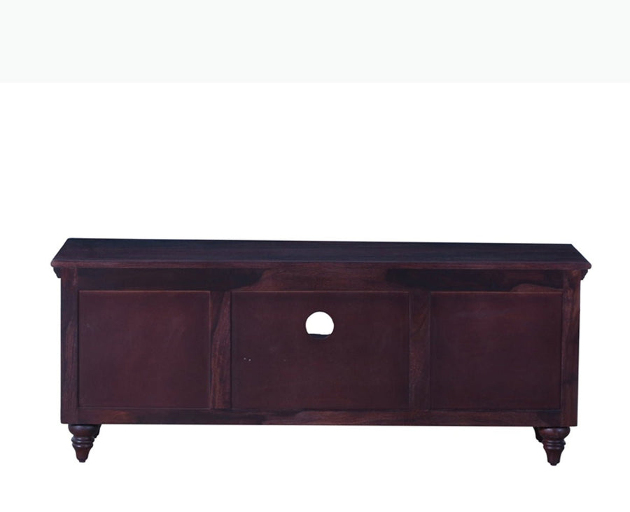 Calgary Solid Wood Tv Cabinet - Tv Cabinet - Furniselan-Rosewood-Fine-Finish 