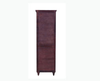 Calgary Solid Wood Two Door Book Case - Bookshelf - Furniselan - Rosewood-Fine-Finish