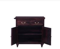 Calgary Solid Wood Two Door Sideboard - Sideboard - Furniselan - Rosewood-Fine-Finish