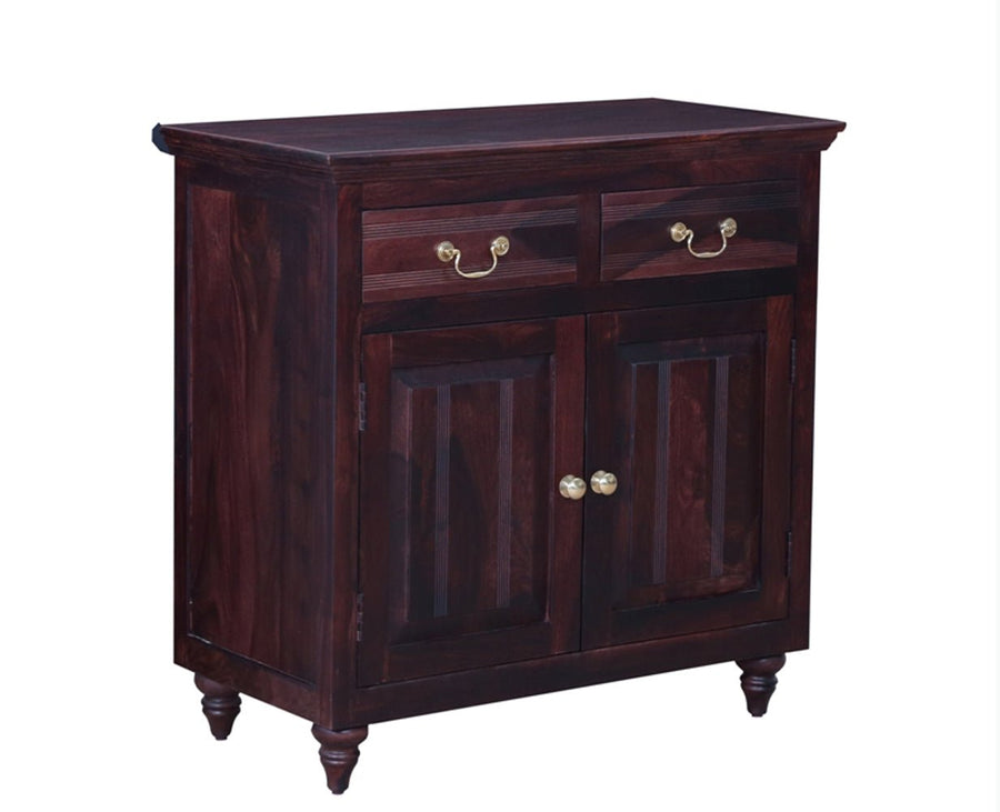 Calgary Solid Wood Two Door Sideboard - Sideboard - Furniselan - Rosewood-Fine-Finish