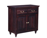 Calgary Solid Wood Two Door Sideboard - Sideboard - Furniselan - Rosewood-Fine-Finish