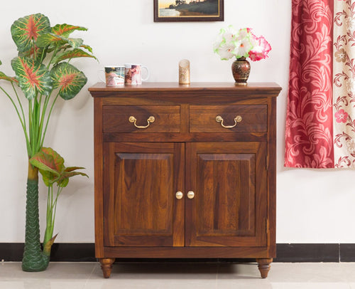 Calgary Solid Wood Two Door Sideboard - Sideboard - Furniselan