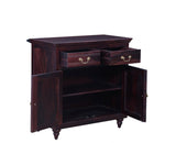 Calgary Solid Wood Two Door Sideboard - Sideboard - Furniselan - Rosewood-Fine-Finish