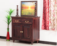 Calgary Solid Wood Two Door Sideboard - Sideboard - Furniselan - Rosewood-Fine-Finish
