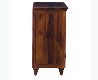 Calgary Solid Wood Two Door Sideboard - Sideboard - Furniselan - Kapasi-Brown-Finish