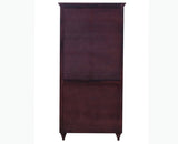 Calgary Solid Wood Two Doors Wardrobe - Wardrobes & Cabinets - Furniselan-Rosewood Fine Finish