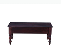Calgary Solid Wood Two Drawer Coffee Table - Coffee Table - Furniselan - Rosewood-Fine-Finish