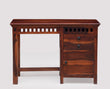 Cape Town Solid Wood Writing Study Table, Study Laptop Desk with Two Drawers & One Door - Study Table - Furniselan