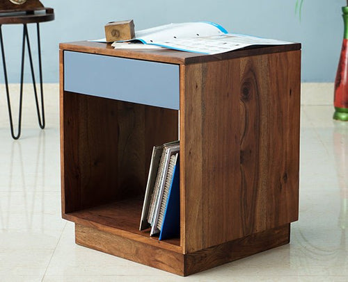 Chittagong One Drawer Bedside Table - Bedside Table - Furniselan