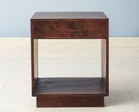 Chittagong One Drawer Bedside Table - Bedside Table - Furniselan - Grey-Finish