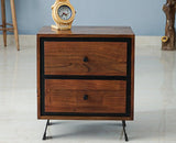 Coimbatore TwoDrawer Bedside Table