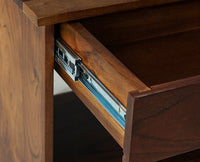Cologne One Drawer Bedside Table - Bedside Table - Furniselan - Teak-Finish