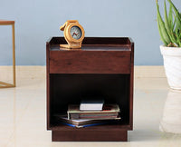 Conakry One Drawer Bedside Table - Bedside Table - Furniselan - Grey-Finish